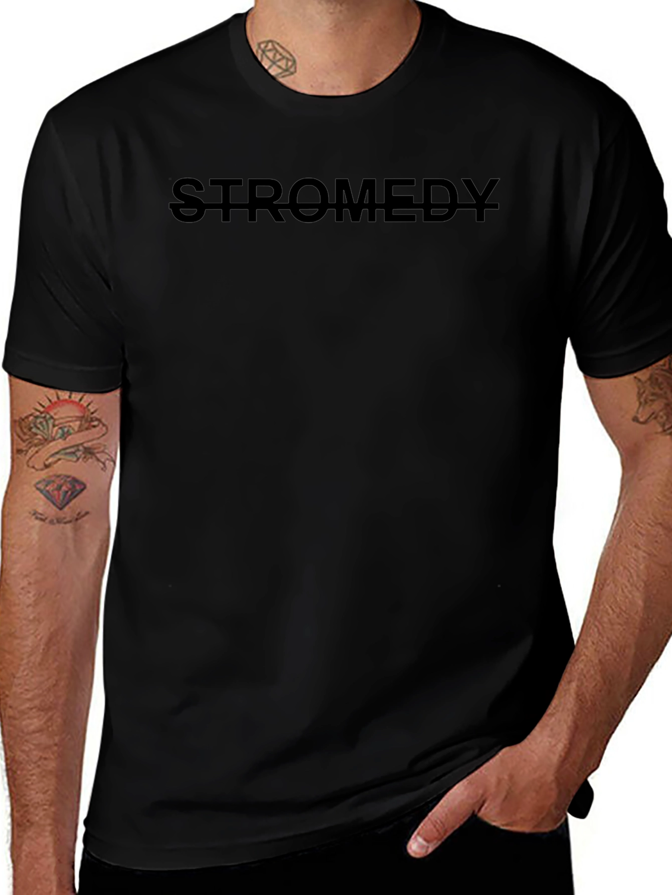 Stromedy Black T-Shirt