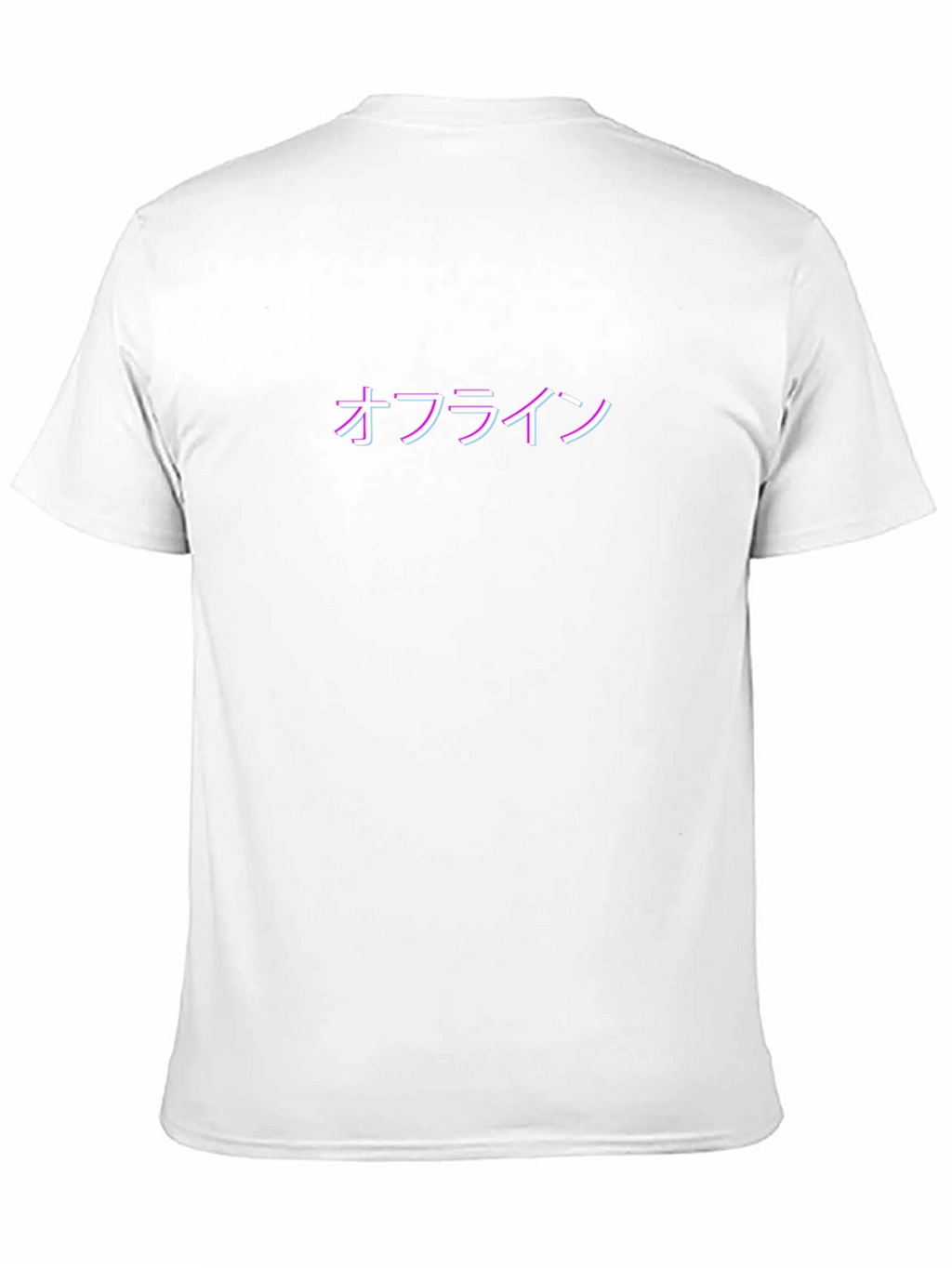Offline Japanese Text Black T-Shirt