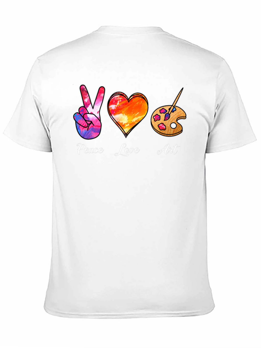 Peace Love Art T-Shirt
