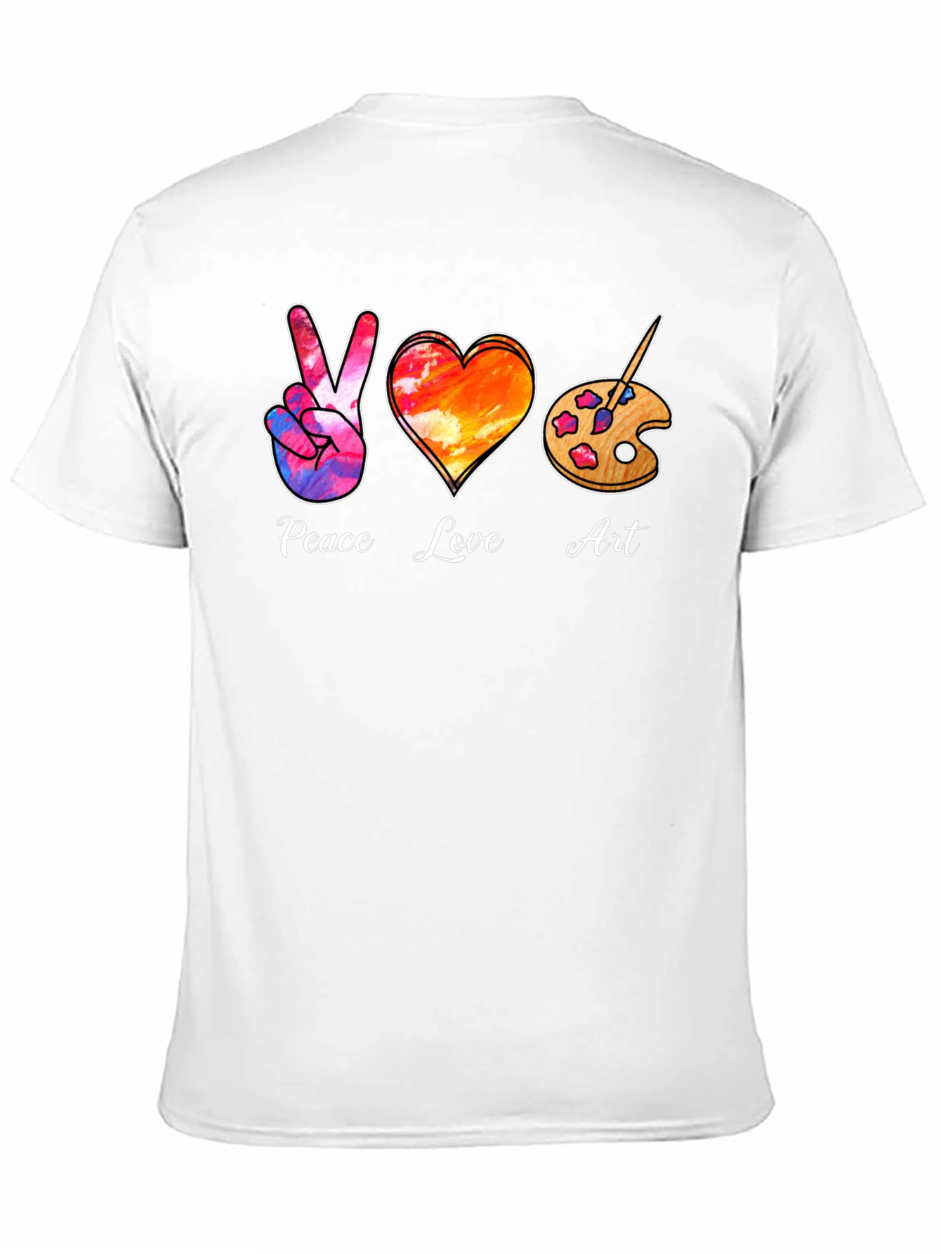 Peace Love Art T-Shirt