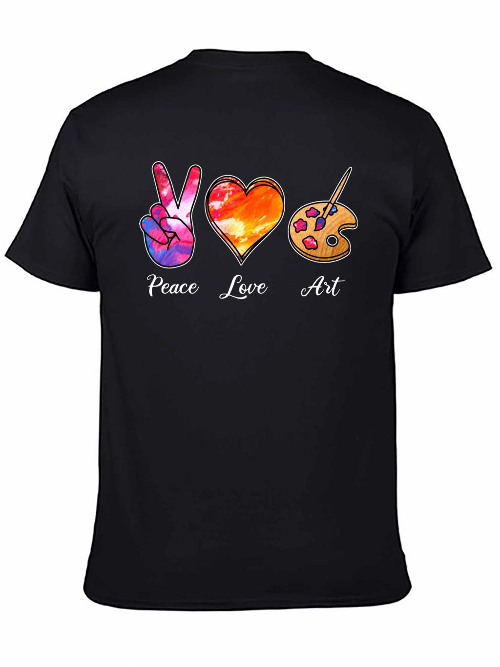 Peace Love Art T-Shirt