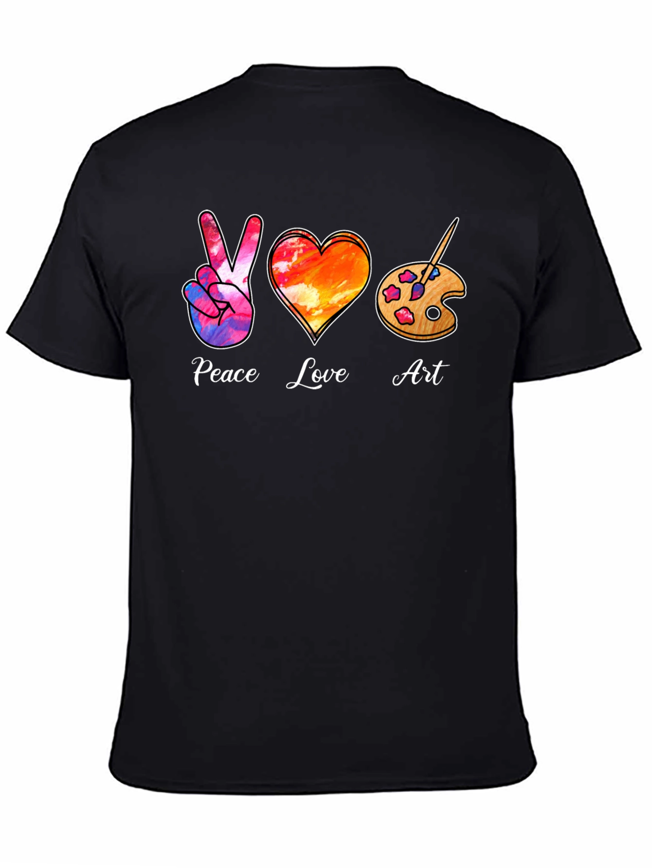 Peace Love Art T-Shirt