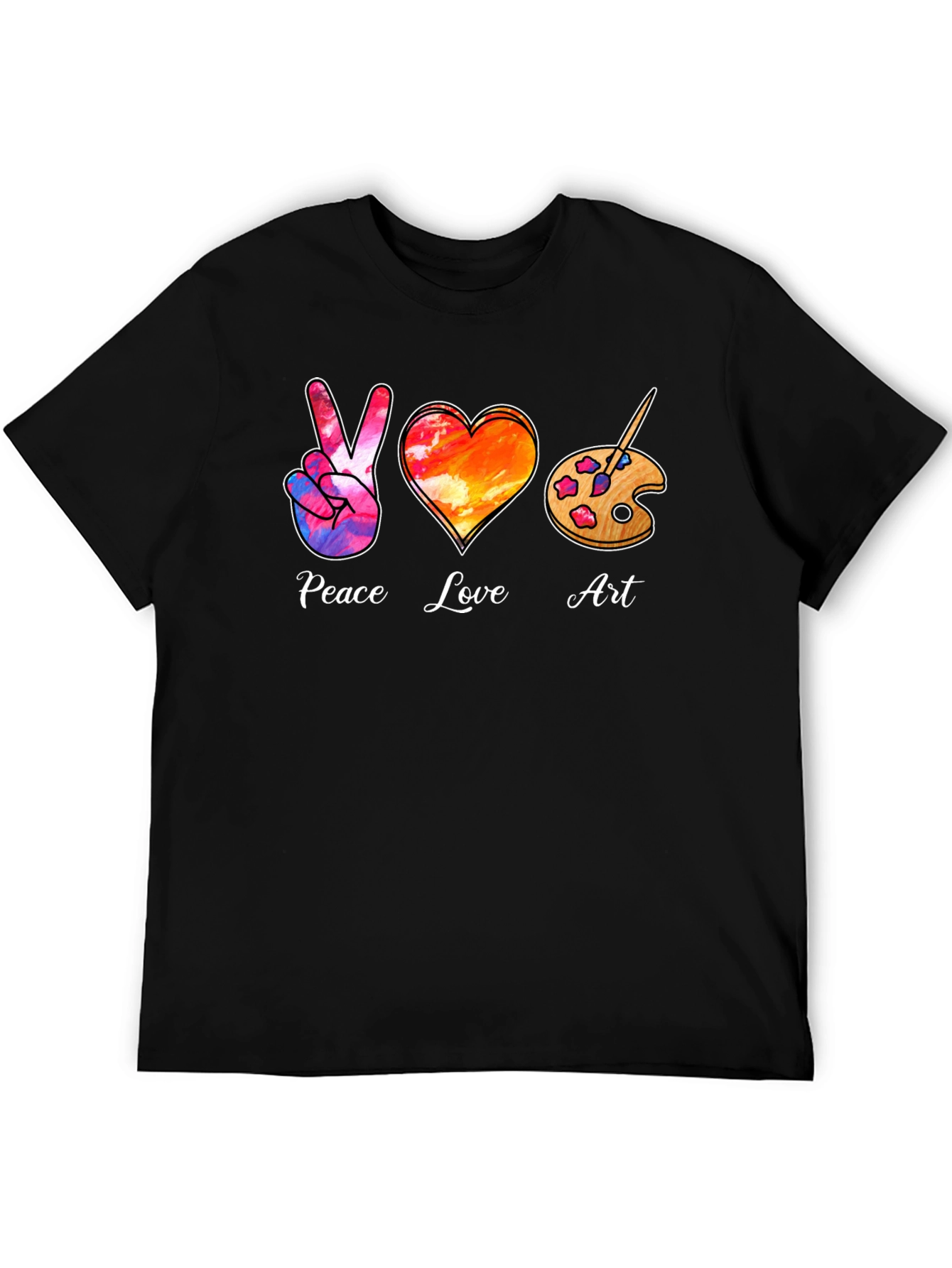 Peace Love Art T-Shirt