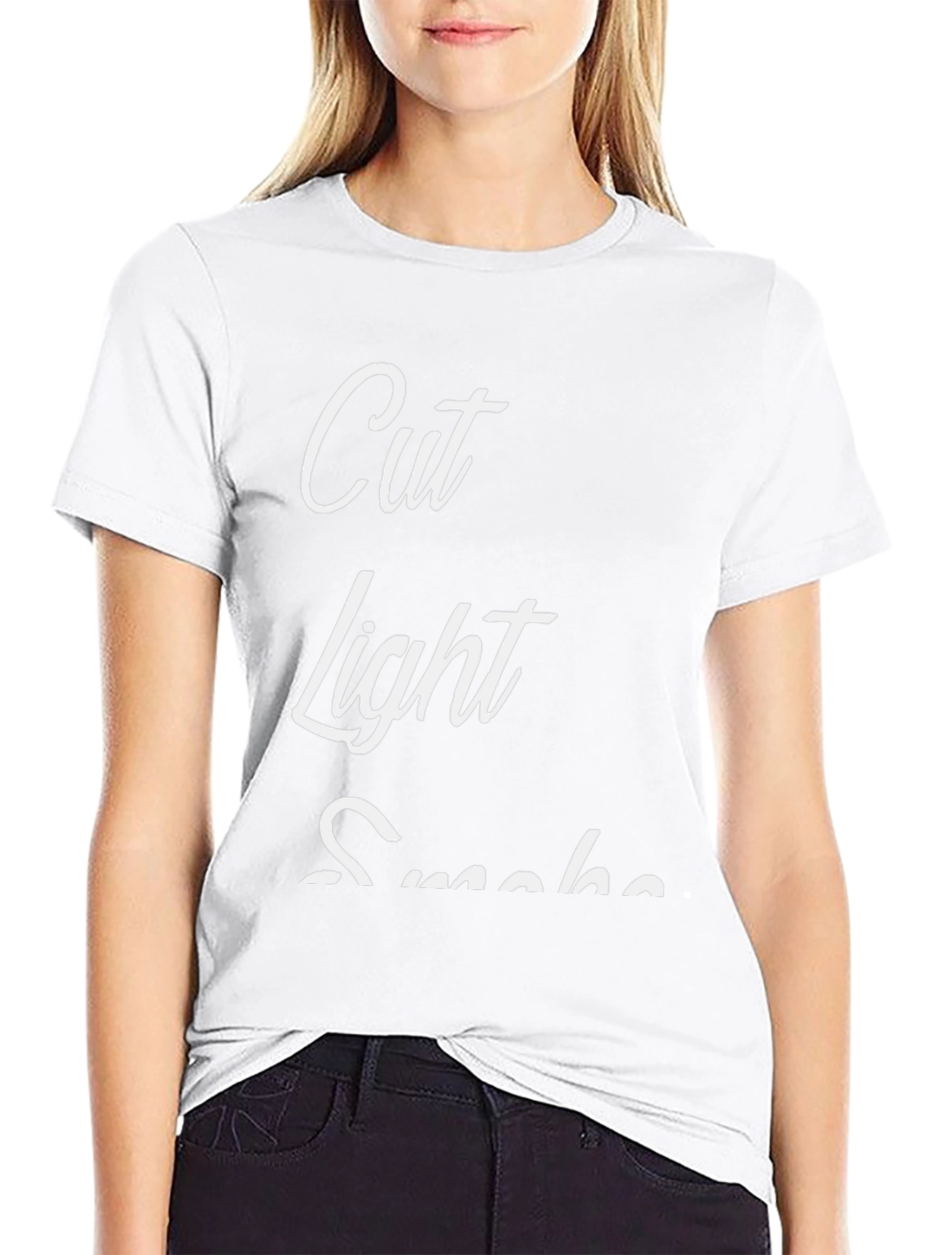 Cut Light Smoke Graphic Tee