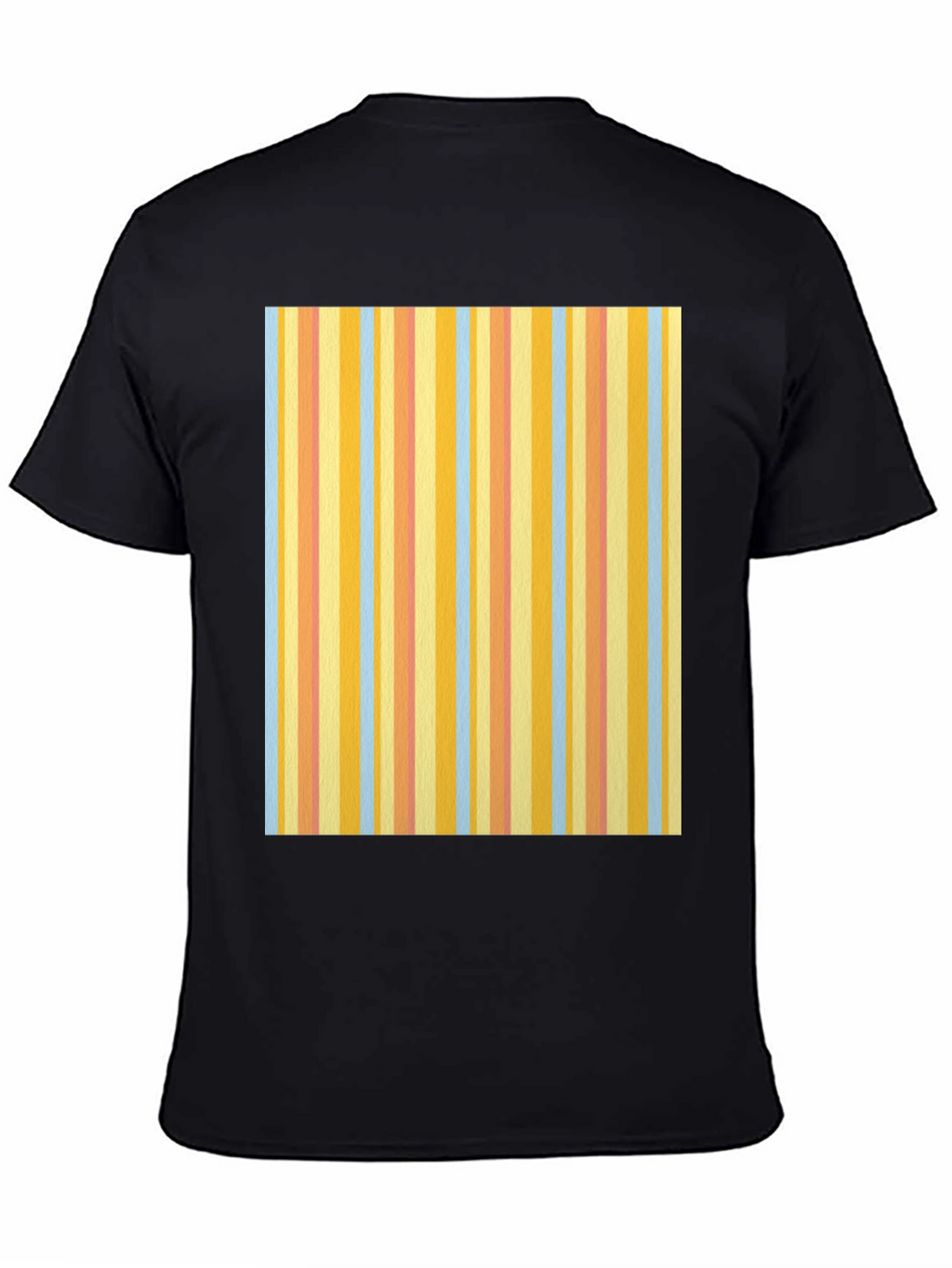 Striped Pattern T-Shirt - Casual Cotton Tee