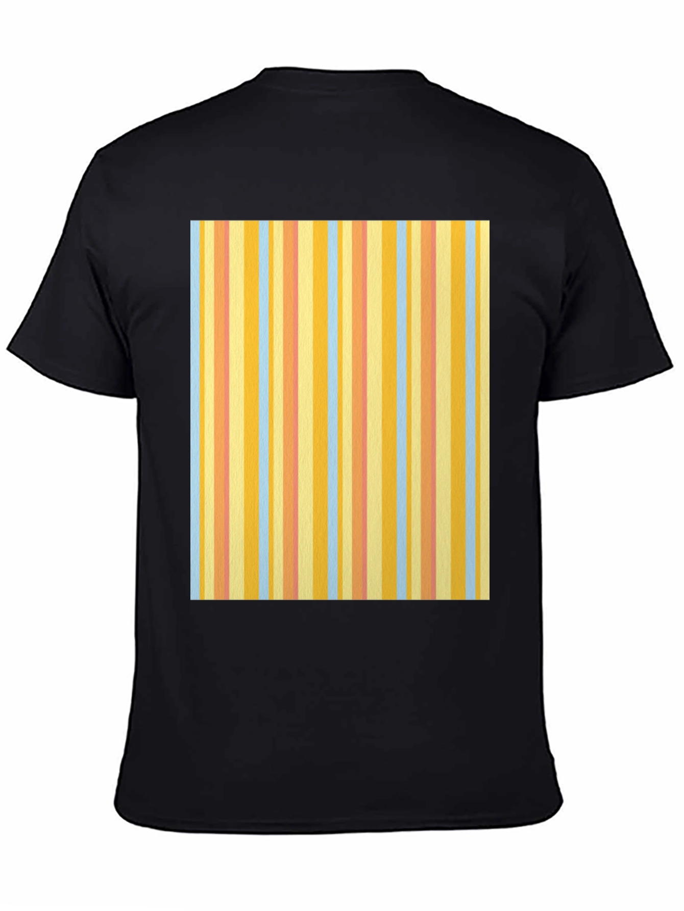Striped Pattern T-Shirt - Casual Cotton Tee