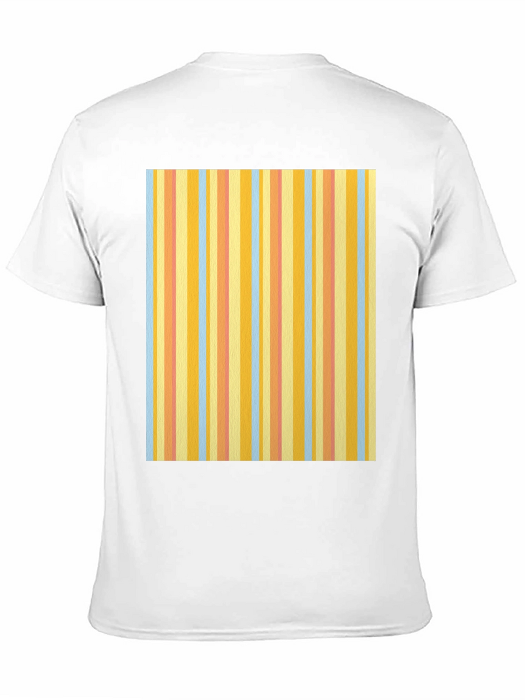 Striped Pattern T-Shirt - Casual Cotton Tee