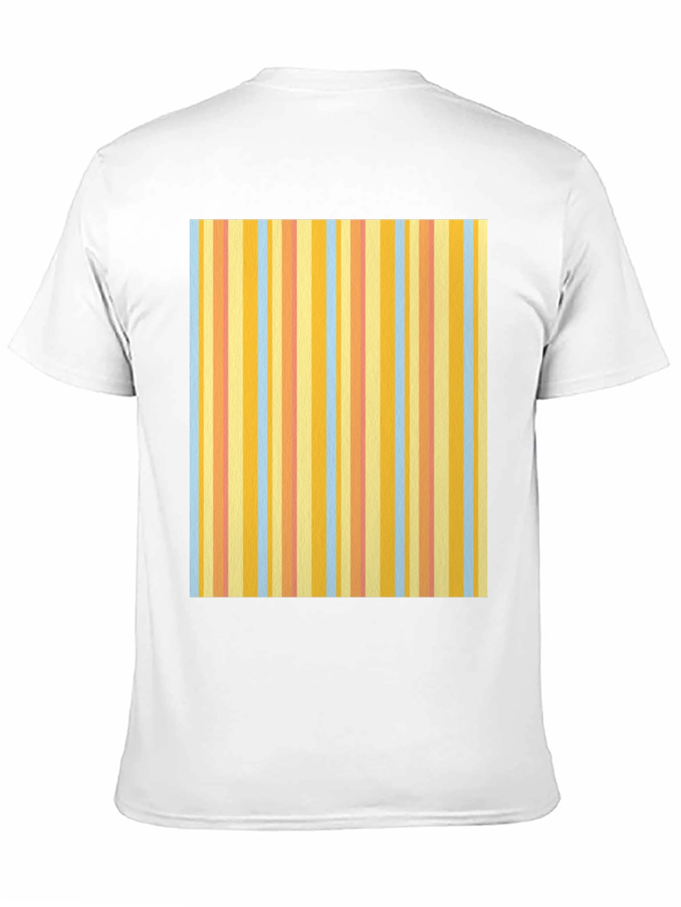 Striped Pattern T-Shirt - Casual Cotton Tee