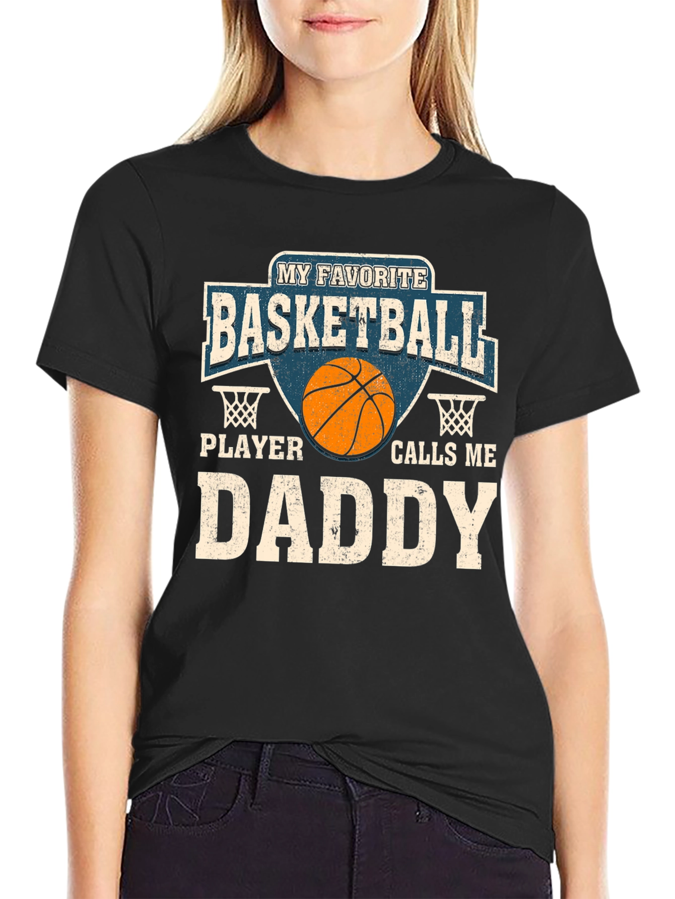 Basketball Dad T-Shirt: My Favorite Player Calls Me Daddy