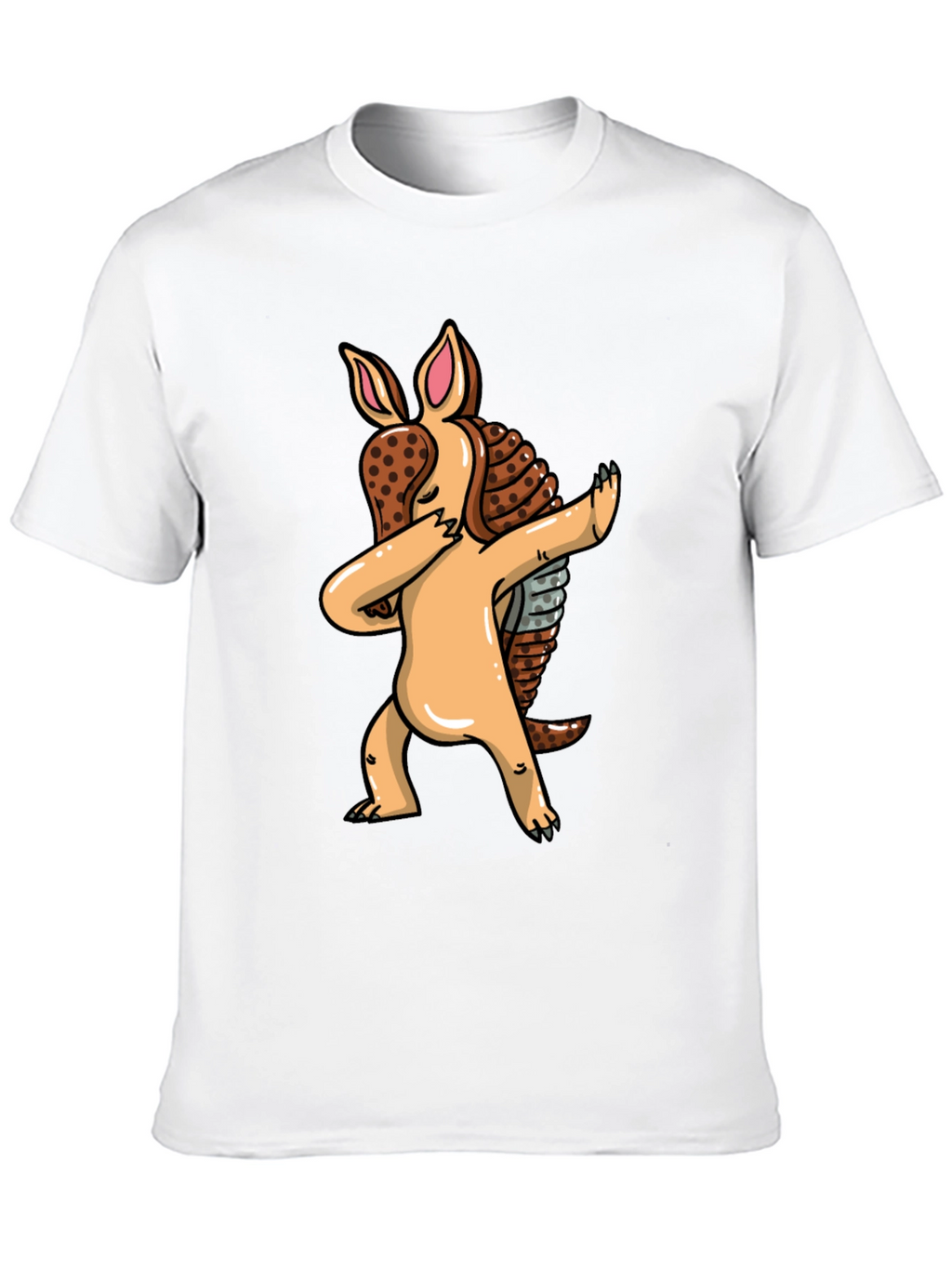 Dabbing Armadillo Graphic Tee - Black T-Shirt
