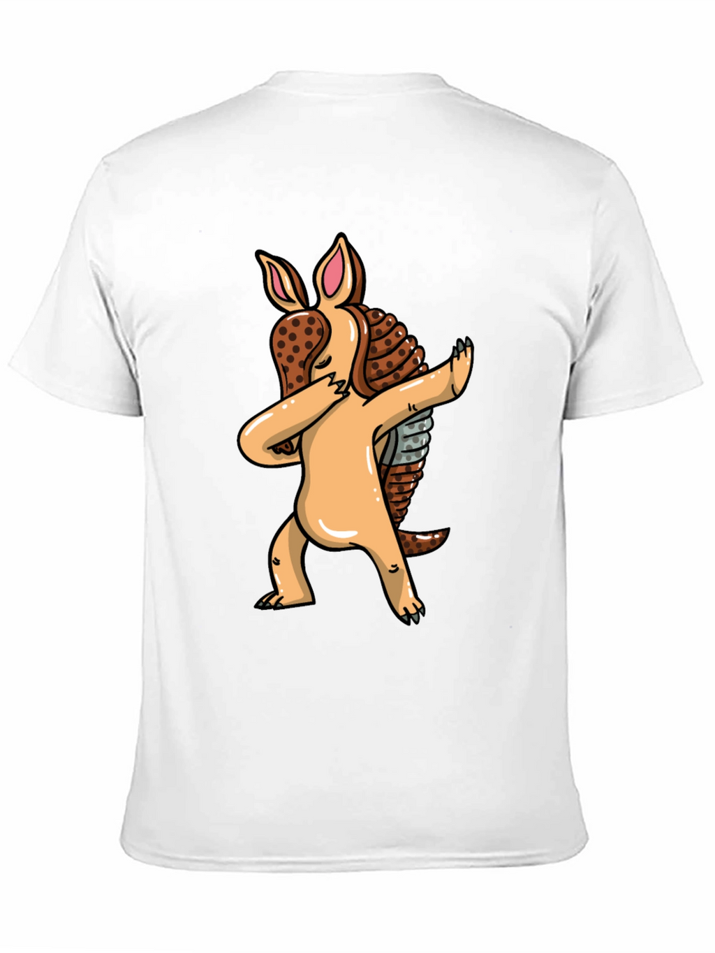 Dabbing Armadillo Graphic Tee - Black T-Shirt