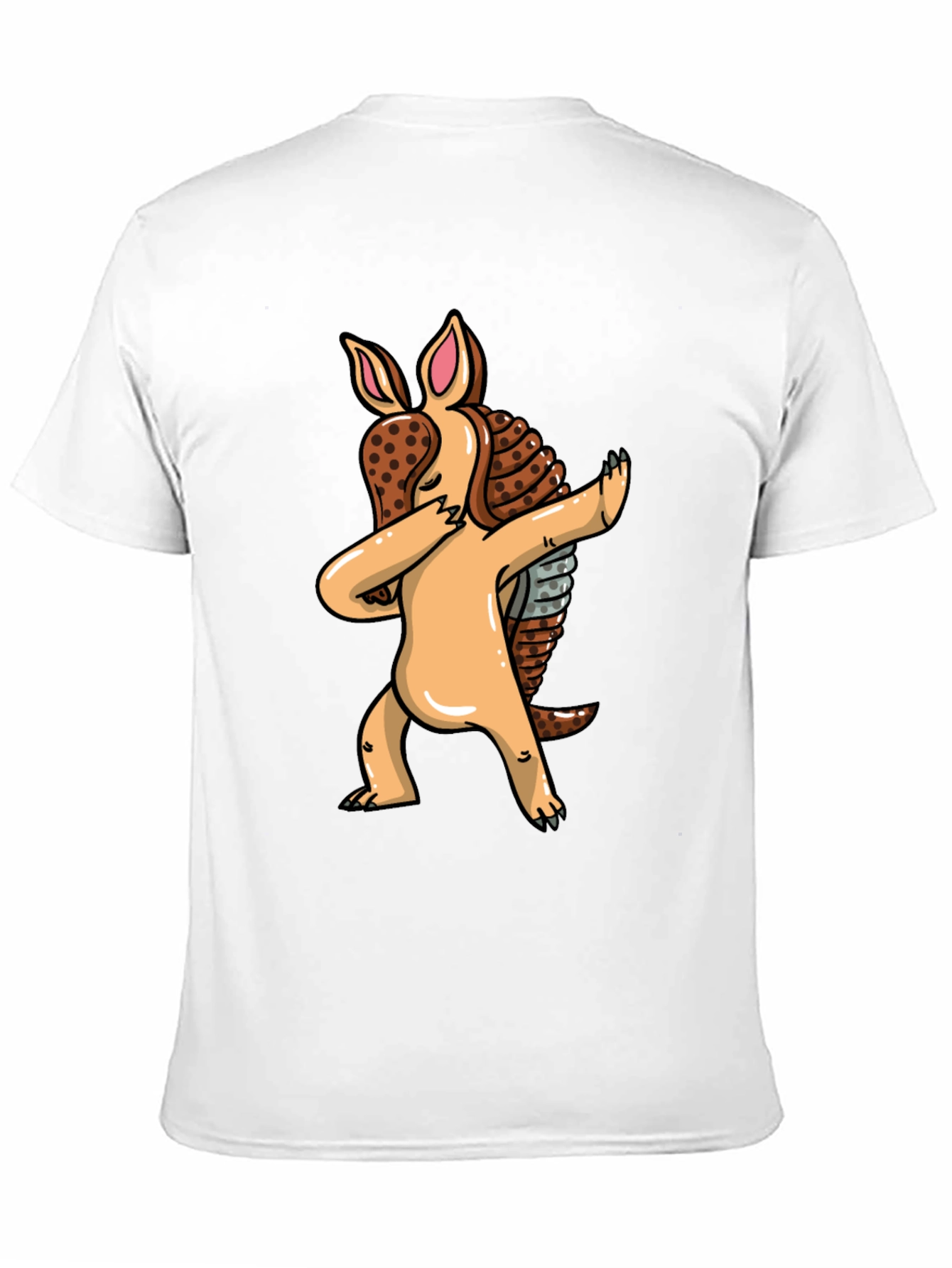 Dabbing Armadillo Graphic Tee - Black T-Shirt