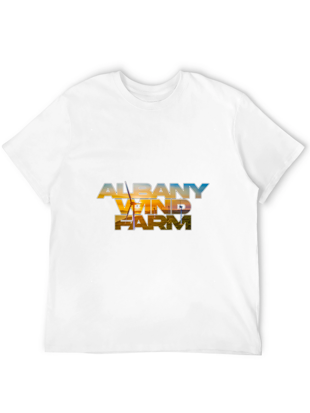 Albany Wind Farm Black T-Shirt
