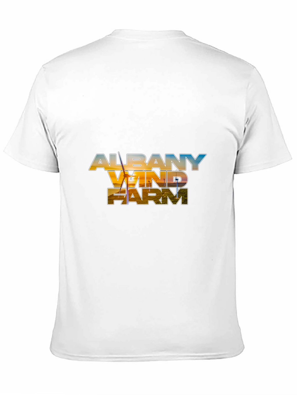 Albany Wind Farm Black T-Shirt