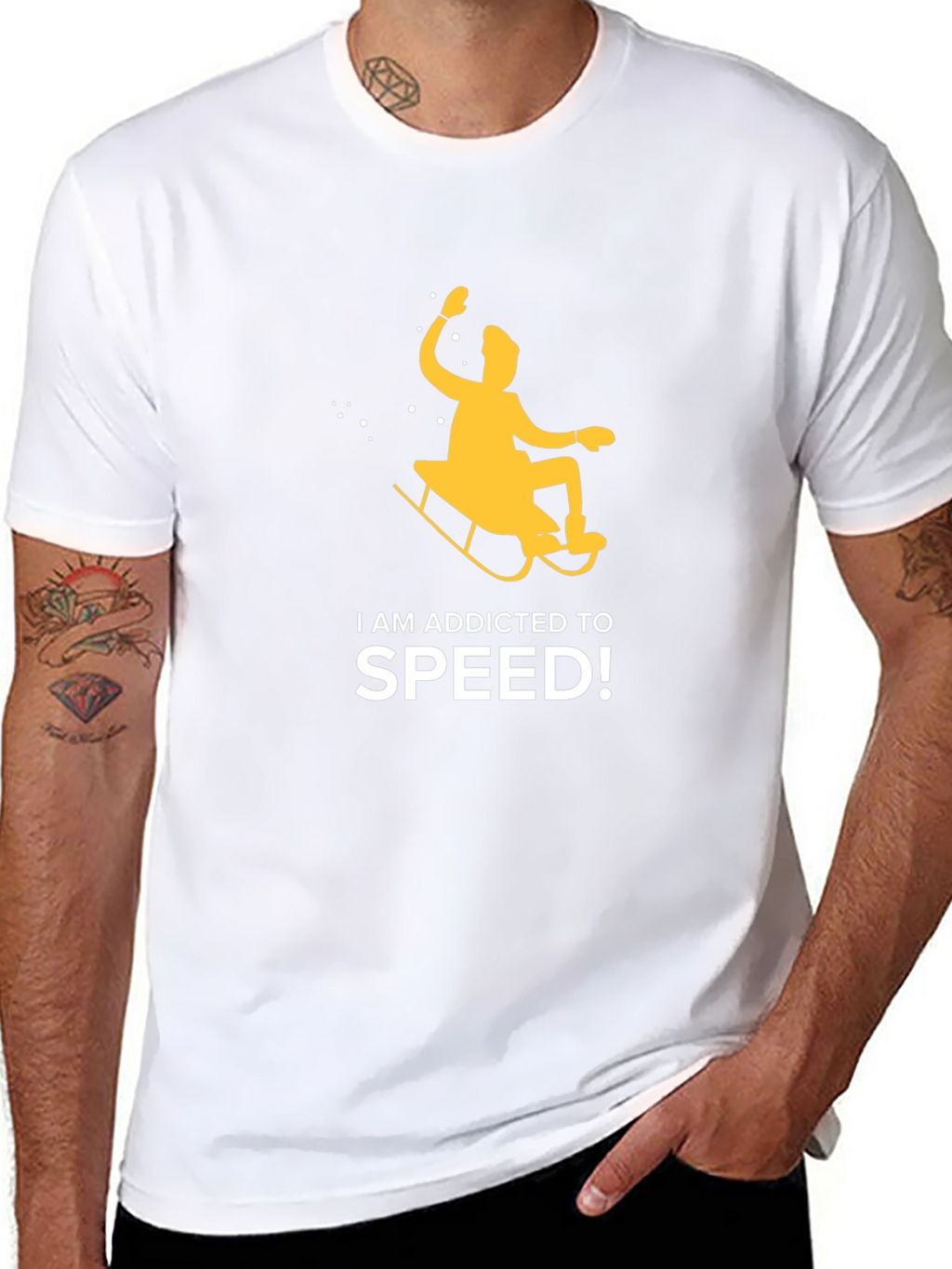 Addicted to Speed T-Shirt - Winter Fun Tee