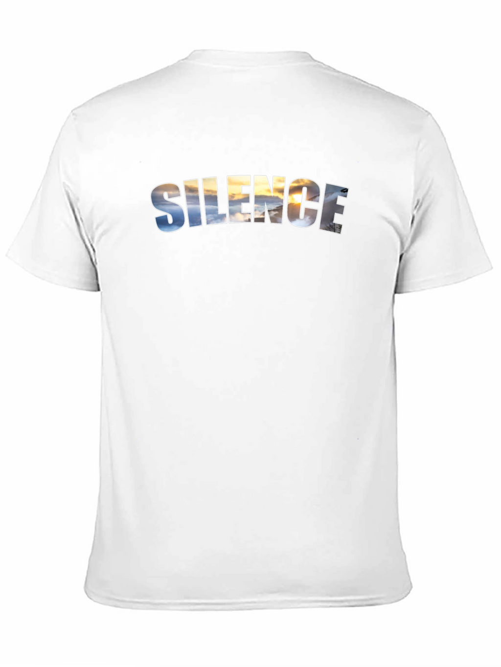 Silence Sky Black T-Shirt