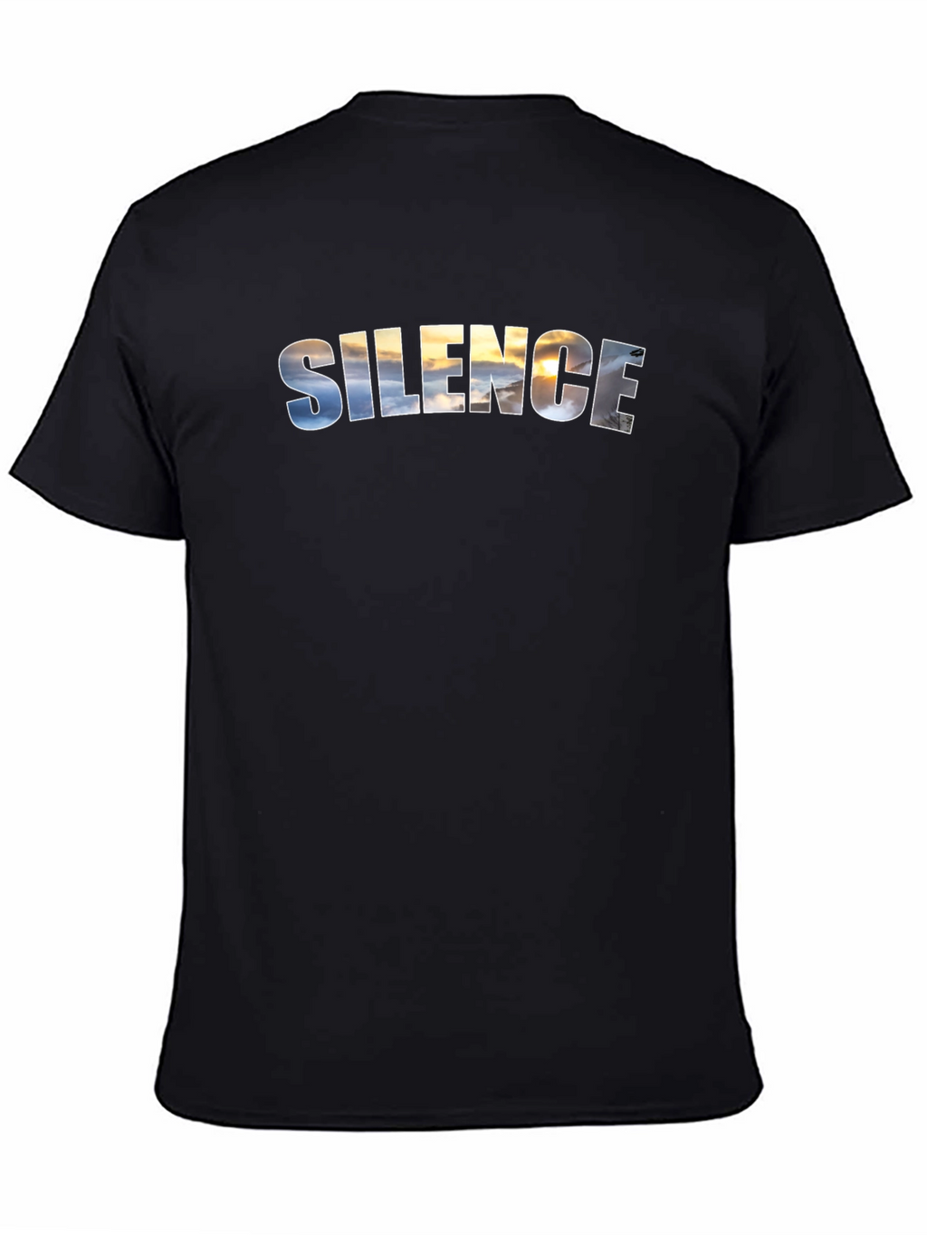 Silence Sky Black T-Shirt