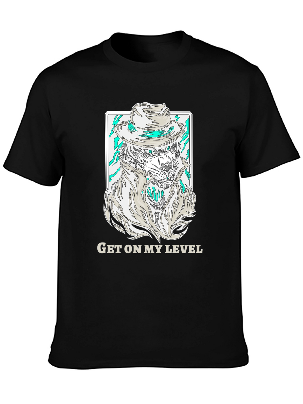 Get On My Level T-Shirt - Wolf Gangster Design