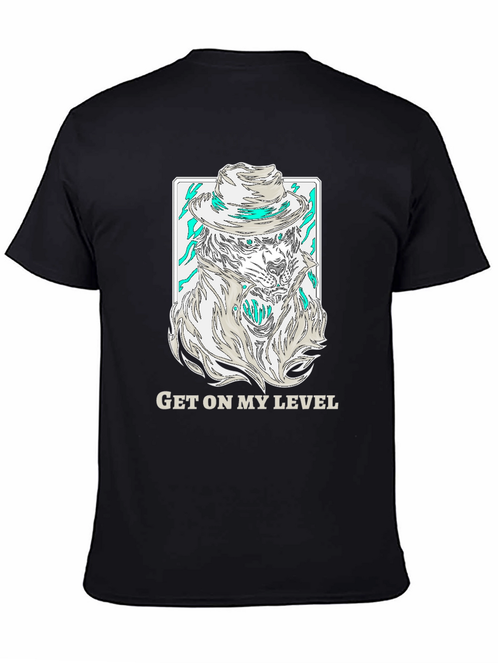 Get On My Level T-Shirt - Wolf Gangster Design