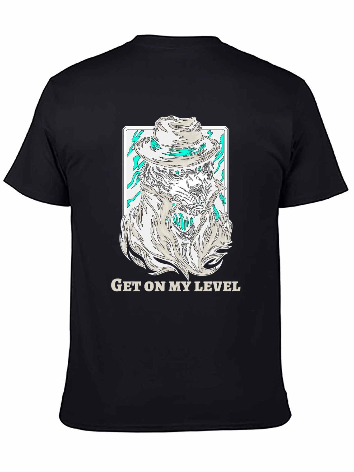 Get On My Level T-Shirt - Wolf Gangster Design