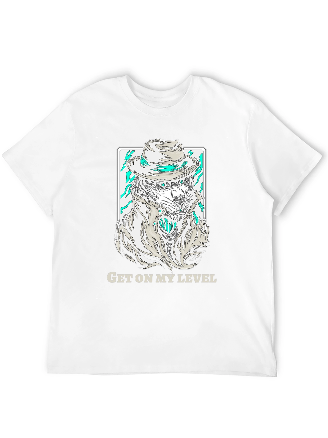 Get On My Level T-Shirt - Wolf Gangster Design