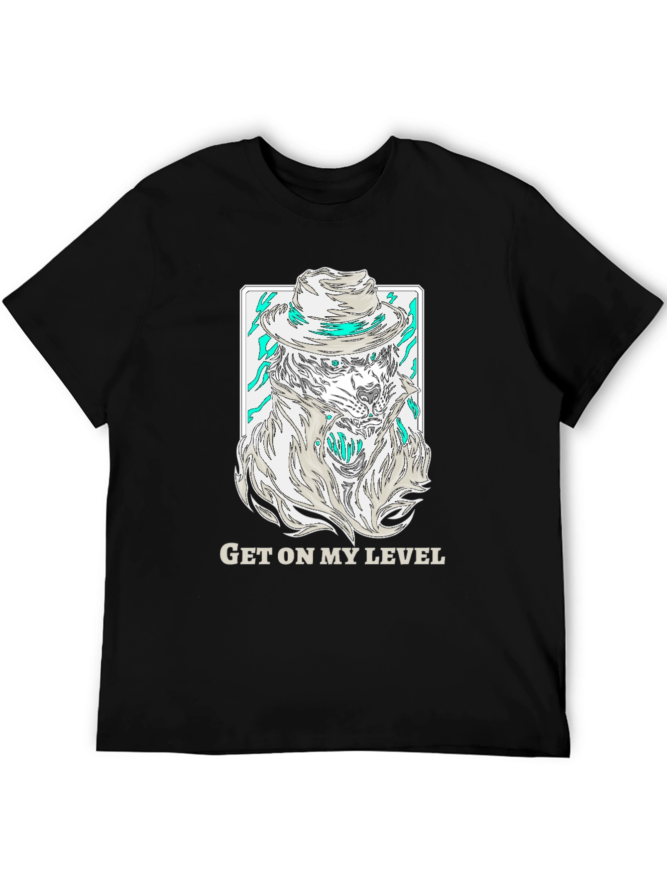 Get On My Level T-Shirt - Wolf Gangster Design