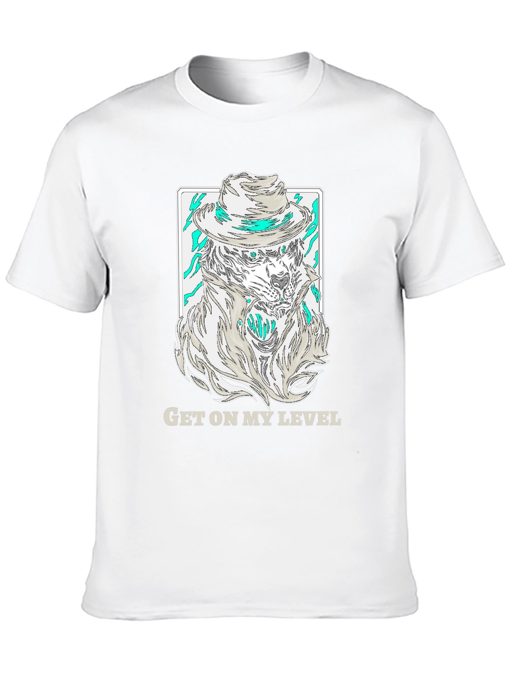 Get On My Level T-Shirt - Wolf Gangster Design