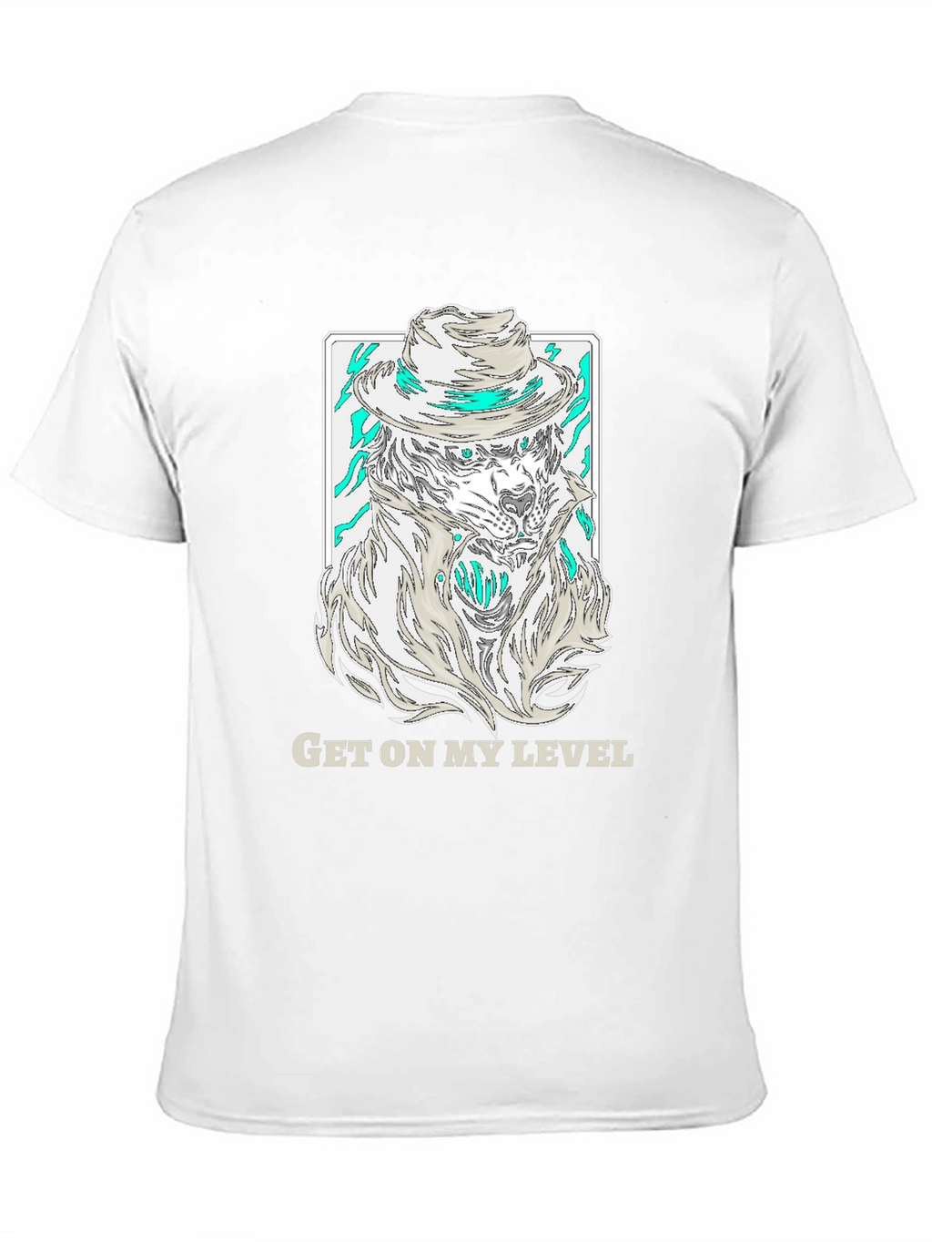 Get On My Level T-Shirt - Wolf Gangster Design