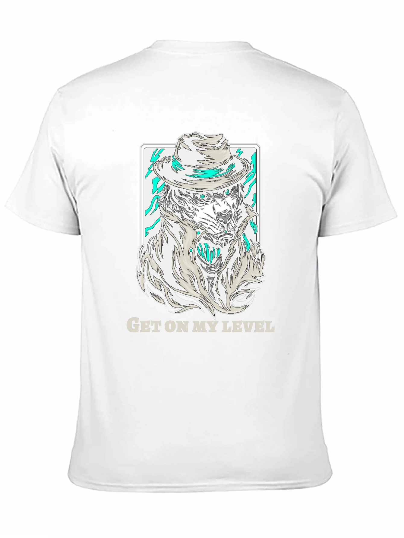 Get On My Level T-Shirt - Wolf Gangster Design