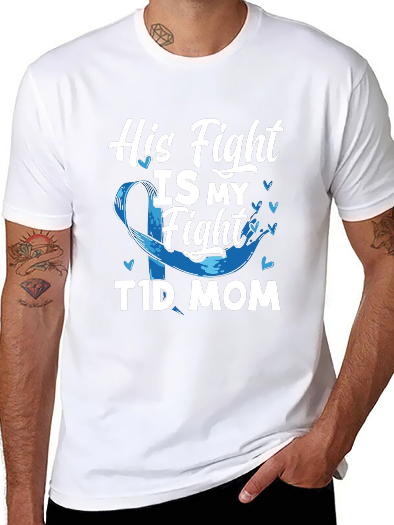 T1D Mom Fight Shirt - Type 1 Diabetes Awareness
