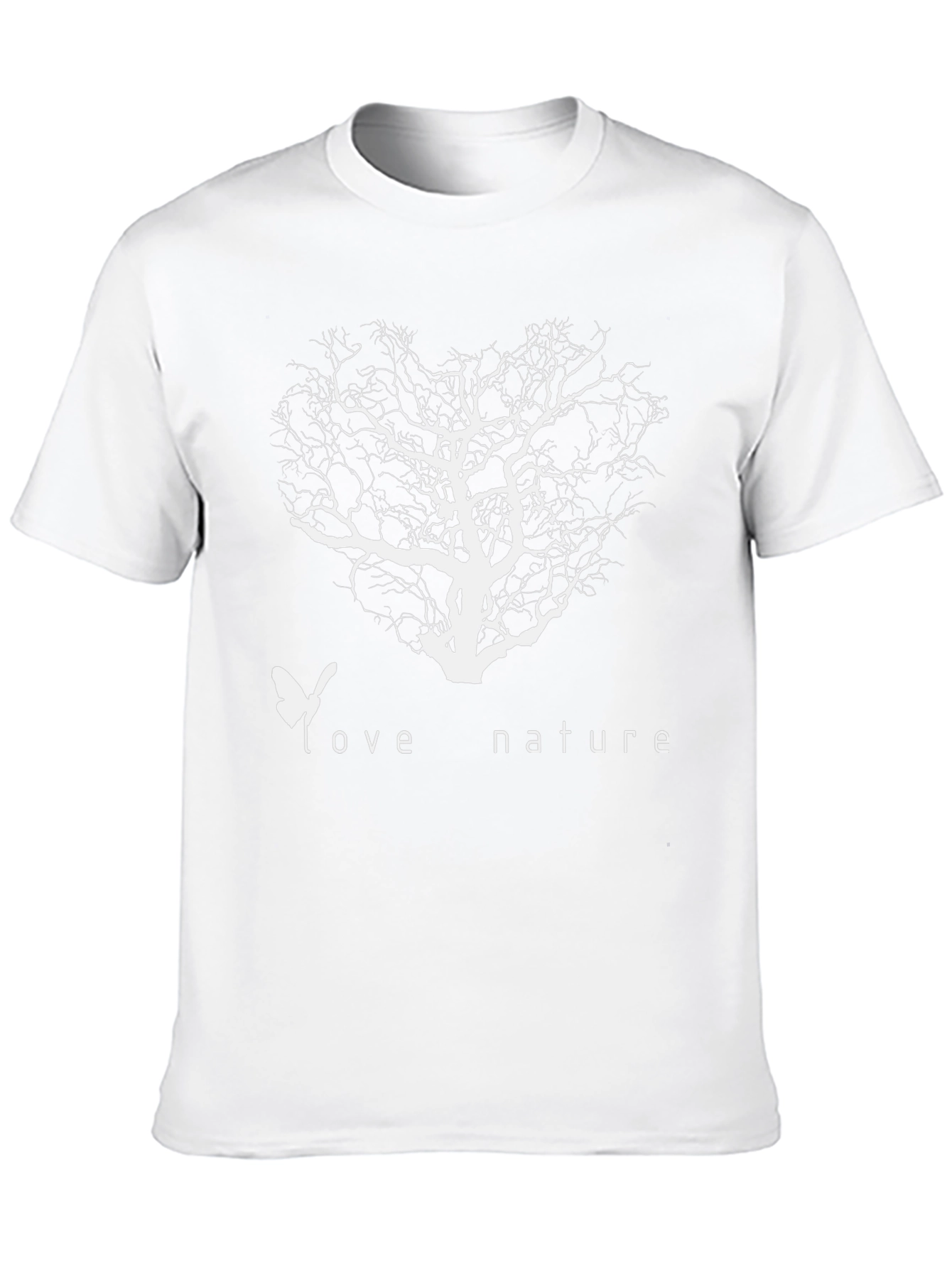Love Nature Tree Graphic Black T-Shirt