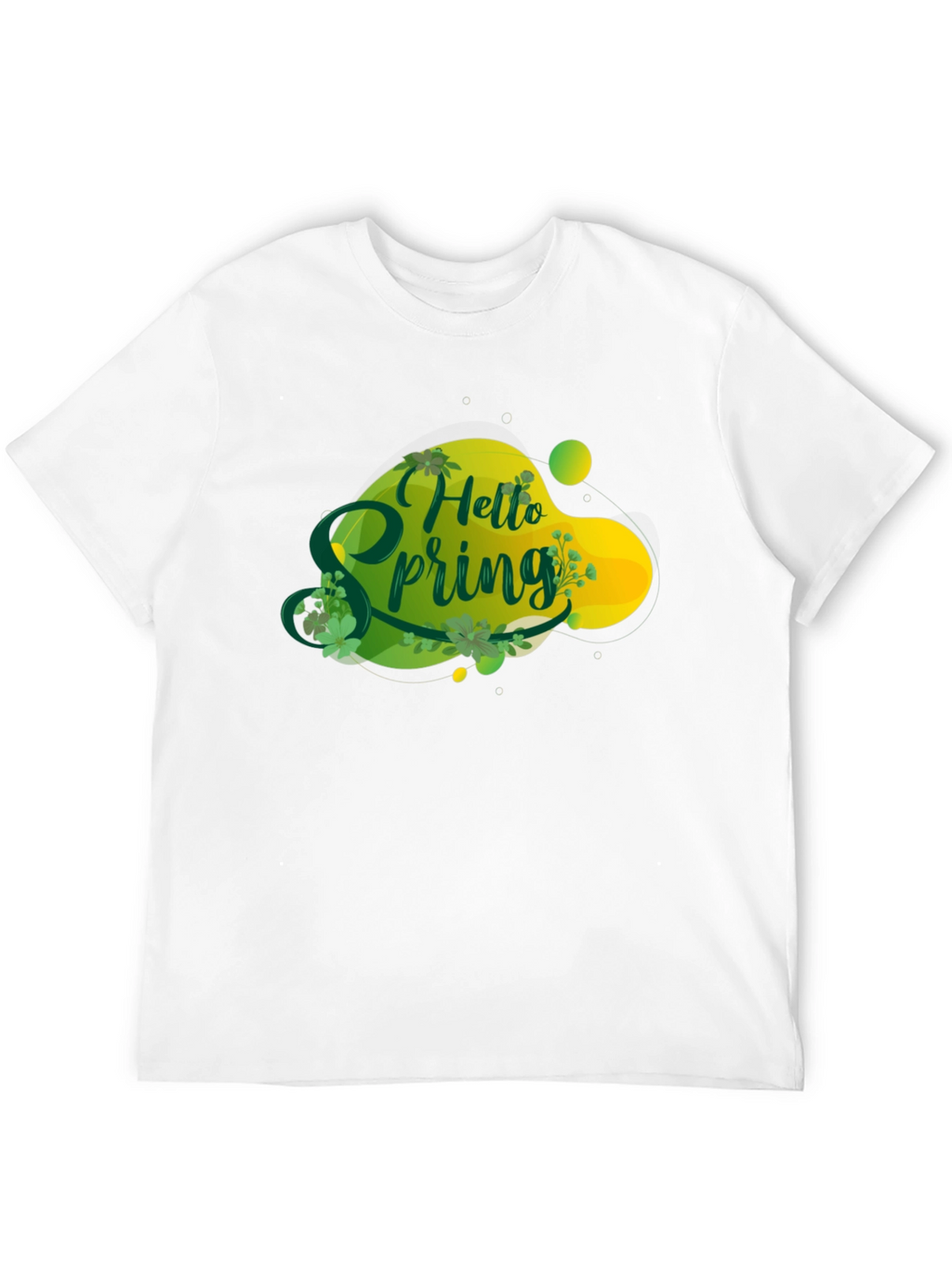 Hello Spring Graphic Tee - Black
