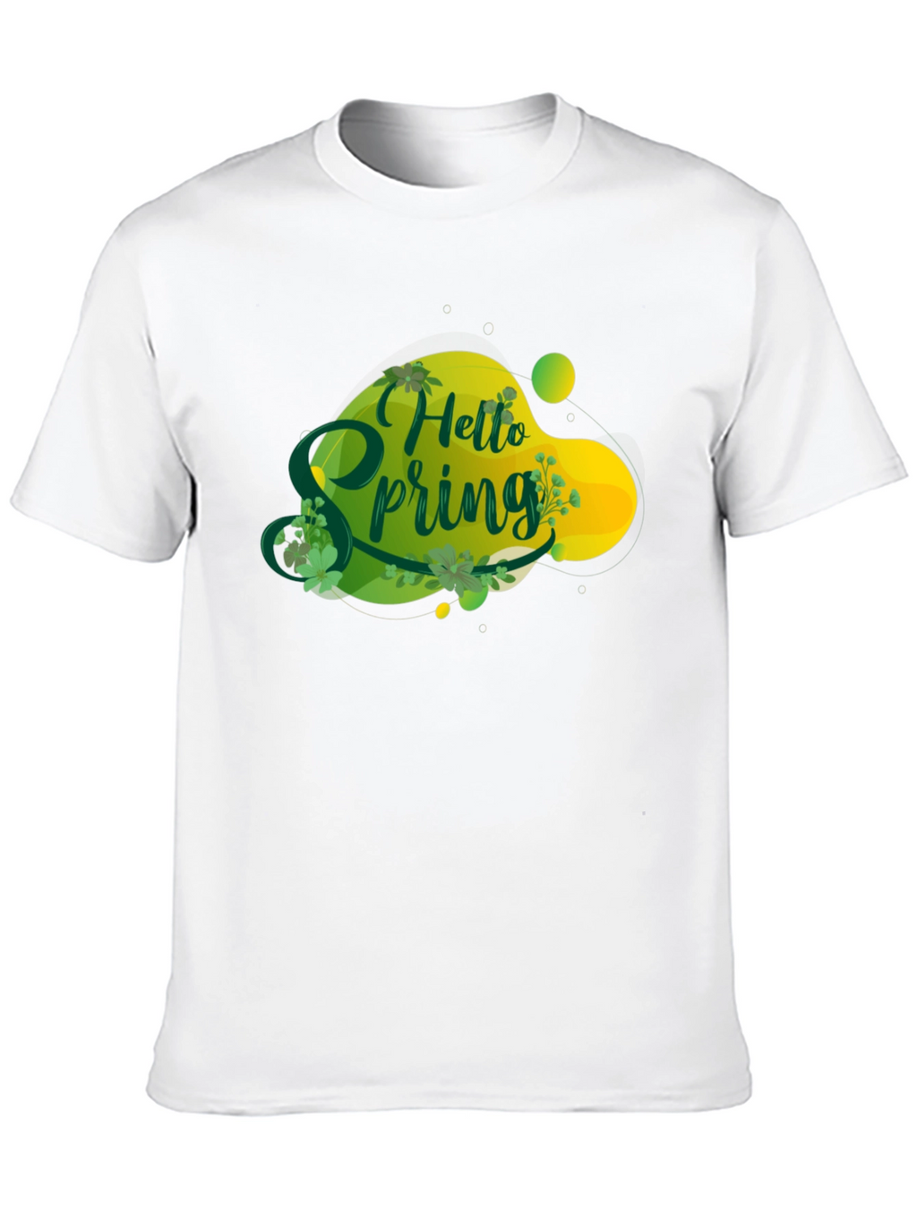 Hello Spring Graphic Tee - Black