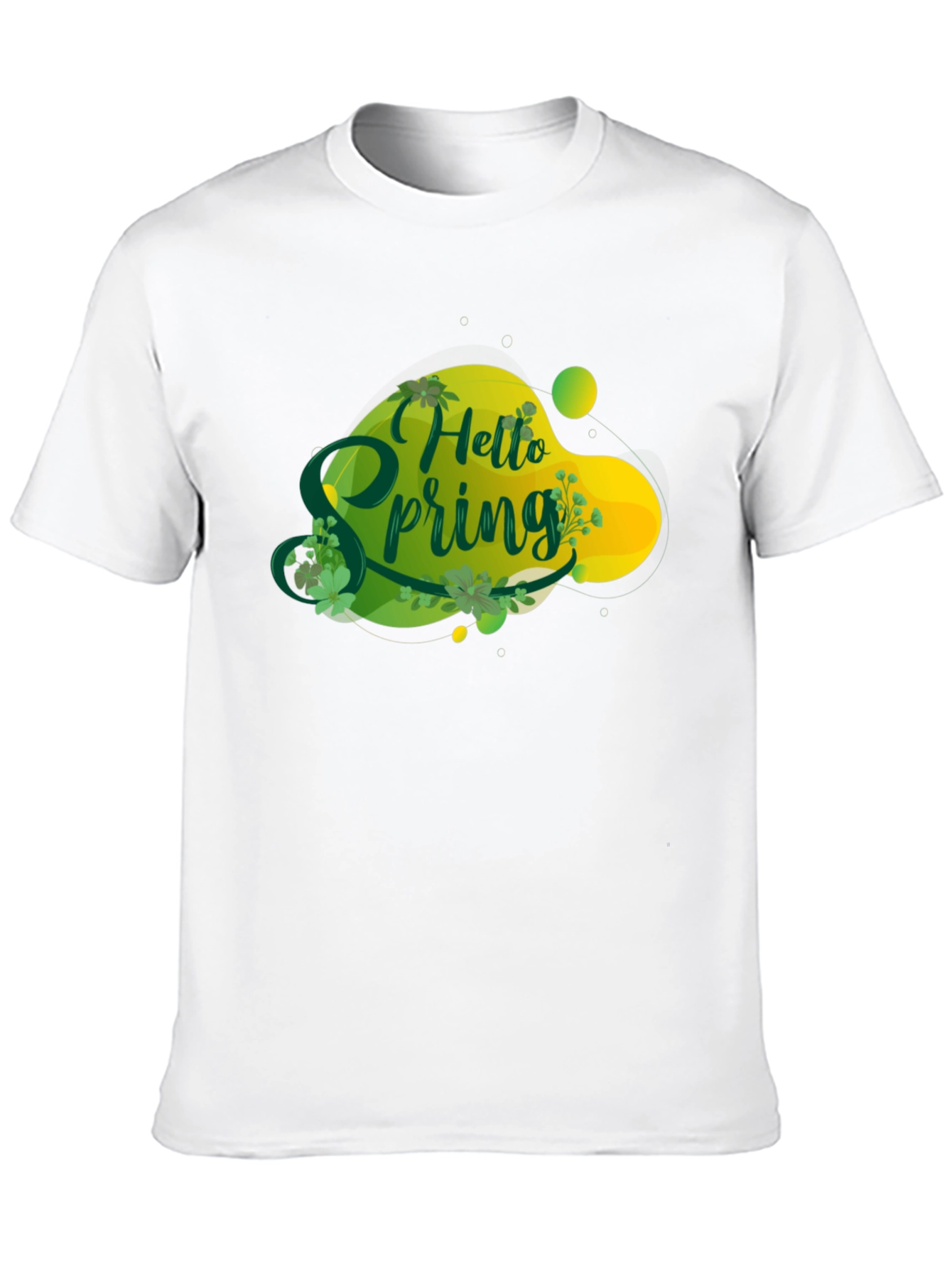Hello Spring Graphic Tee - Black