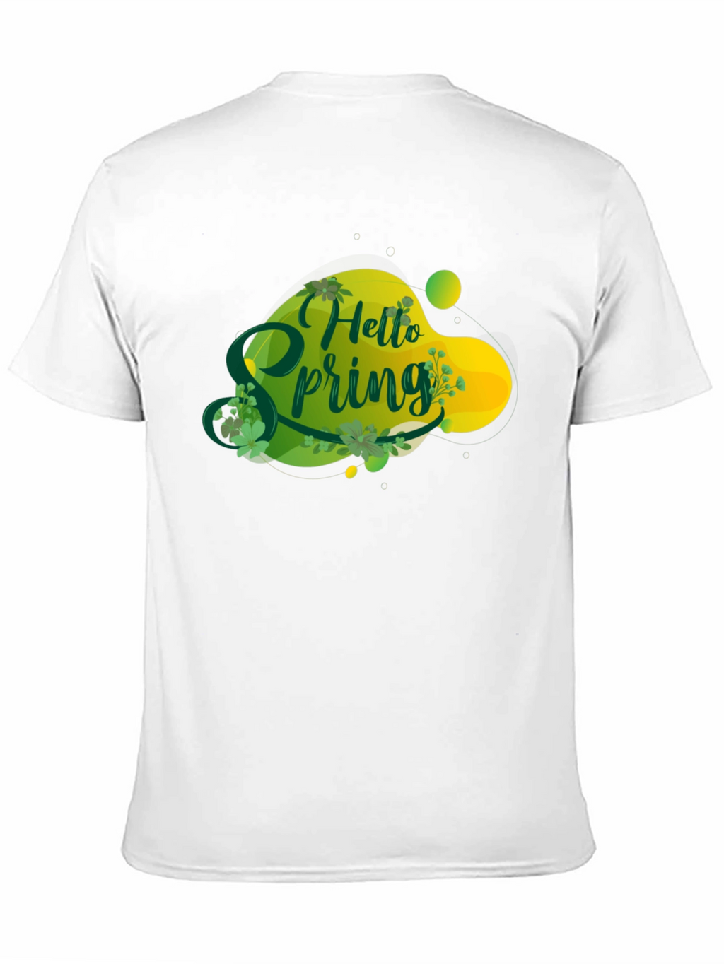 Hello Spring Graphic Tee - Black