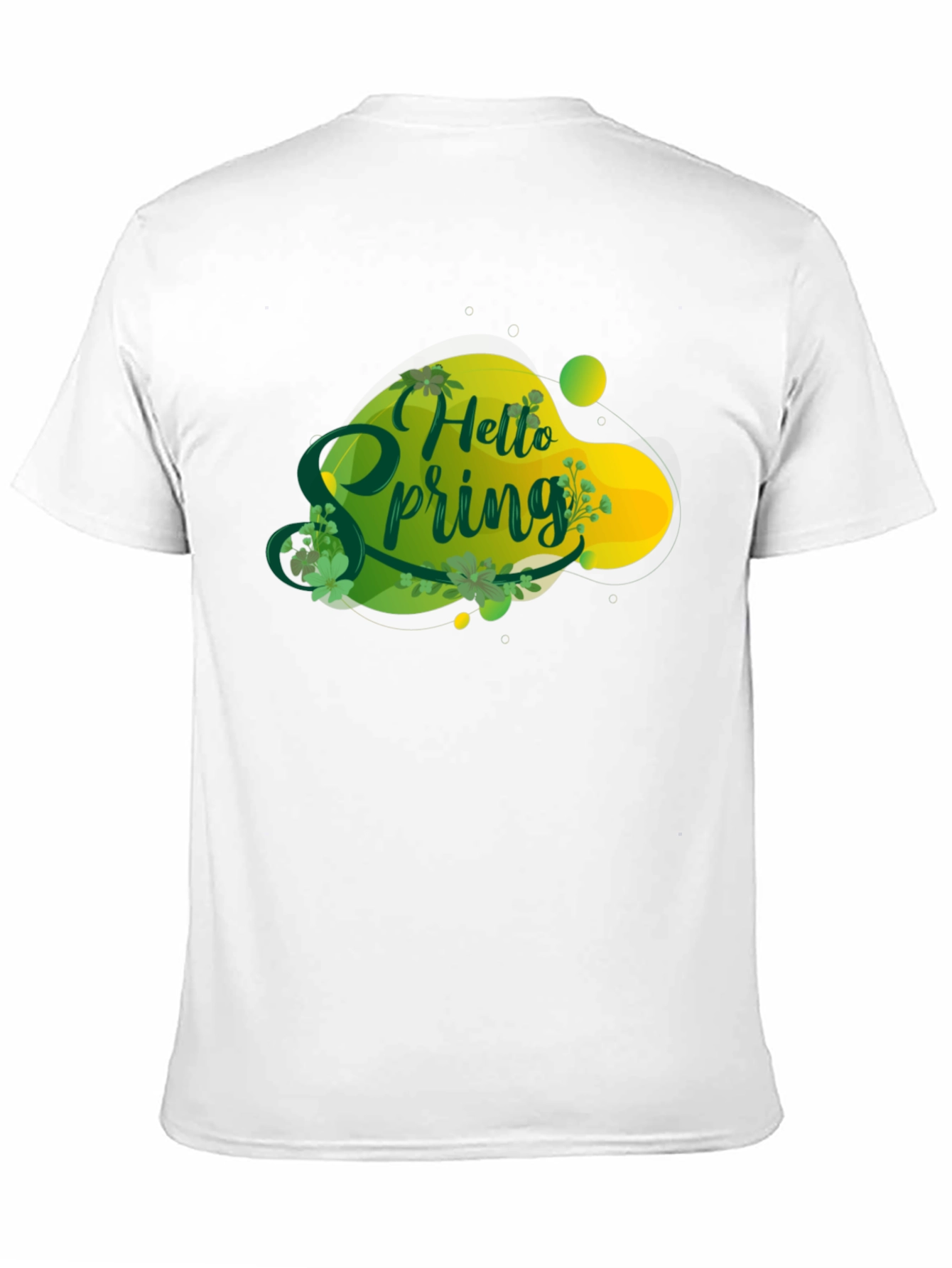 Hello Spring Graphic Tee - Black