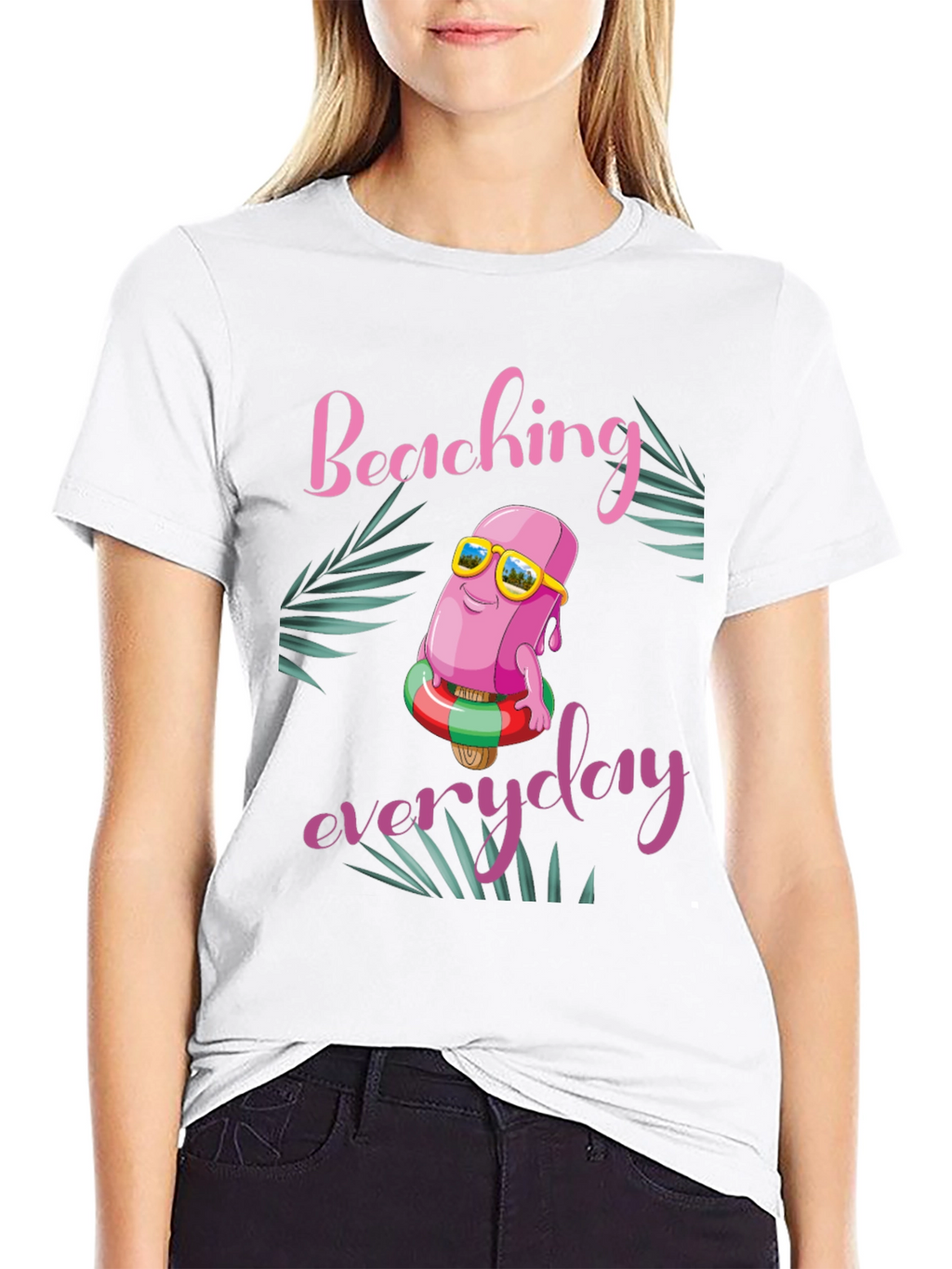 Beaching Everyday Graphic T-Shirt