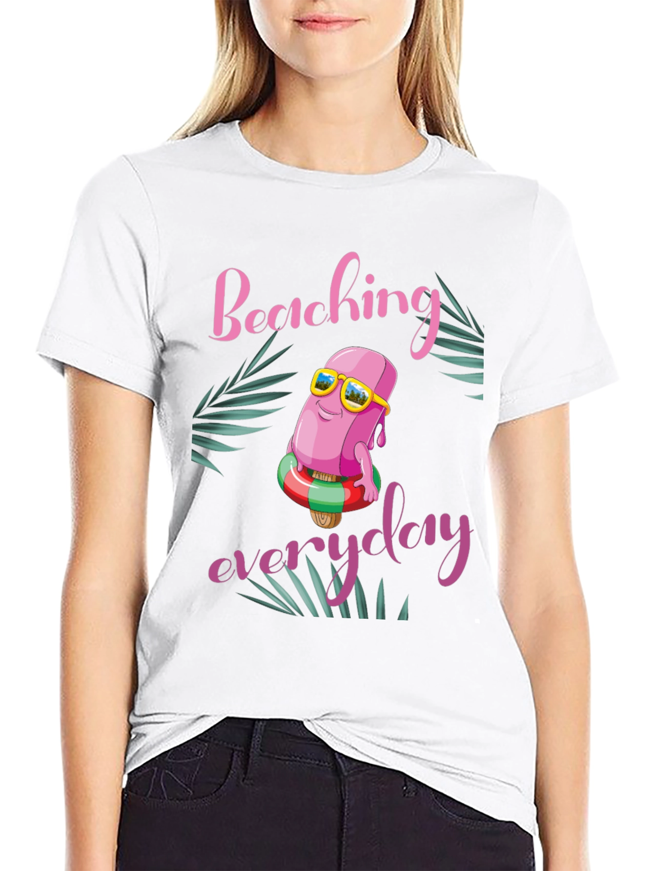 Beaching Everyday Graphic T-Shirt