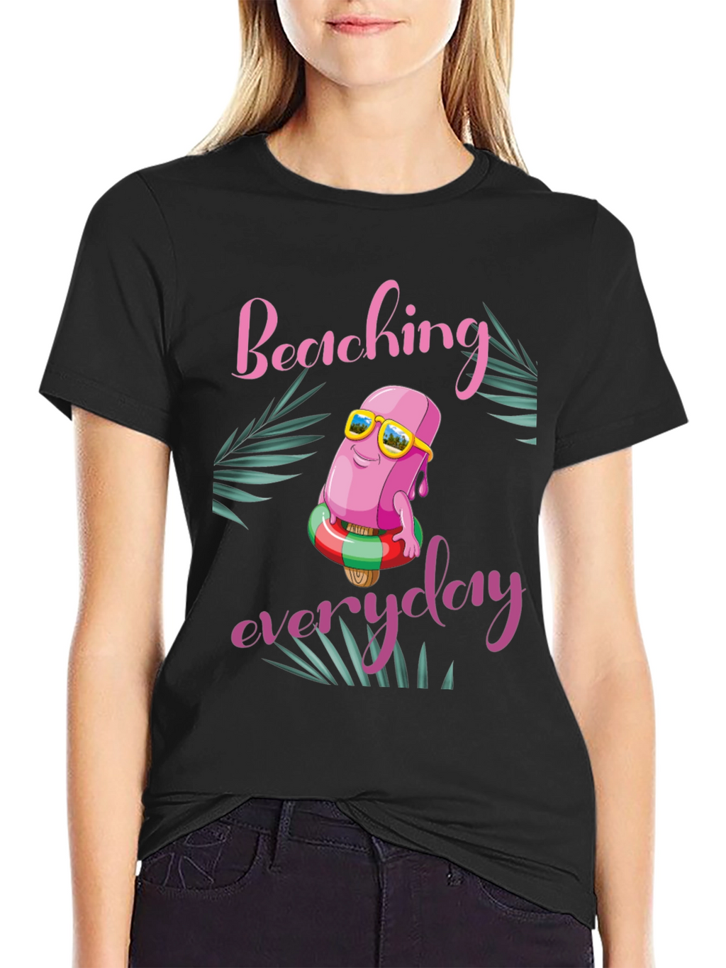 Beaching Everyday Graphic T-Shirt