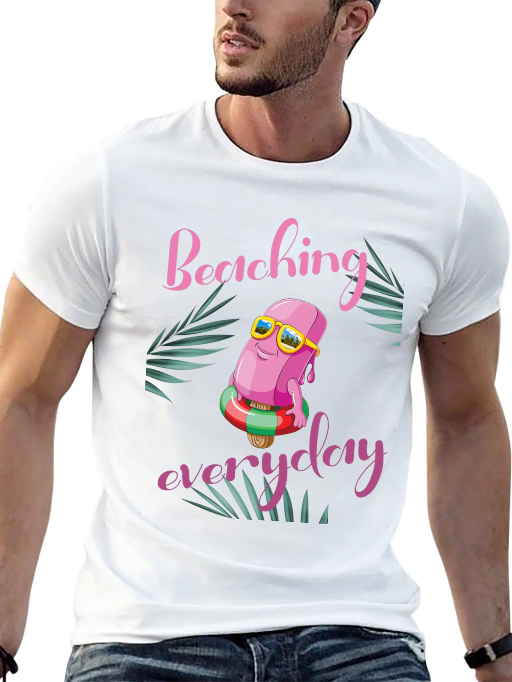 Beaching Everyday Graphic T-Shirt