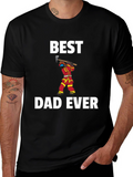 Best Dad Ever Firefighter T-Shirt