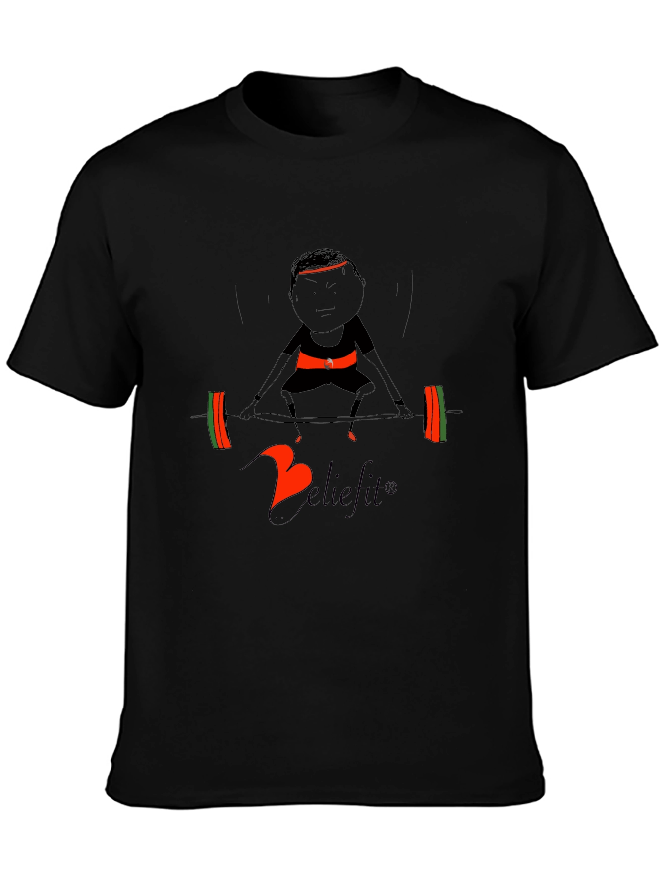 Beliefit Weightlifting Black T-Shirt