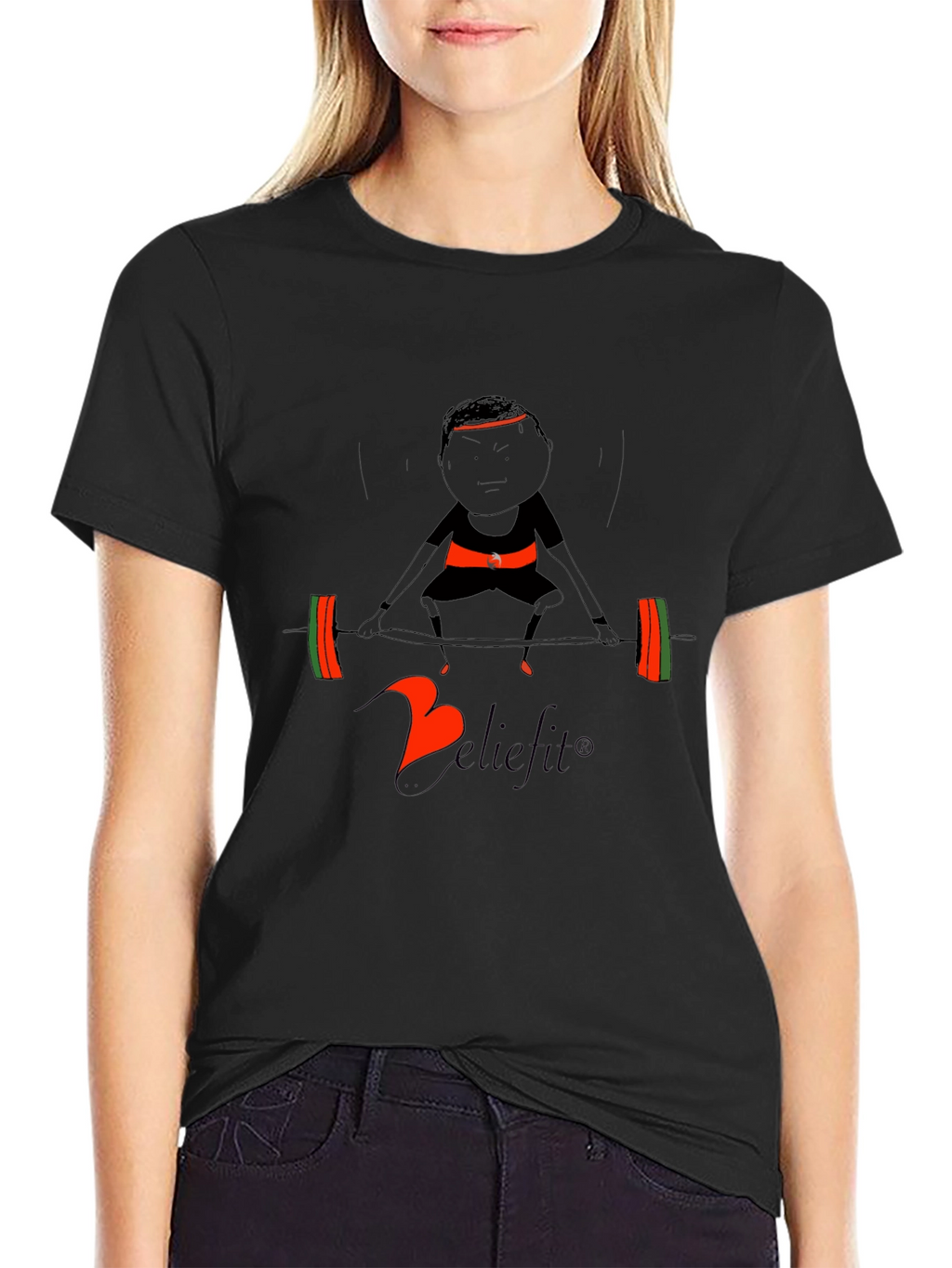Beliefit Weightlifting Black T-Shirt