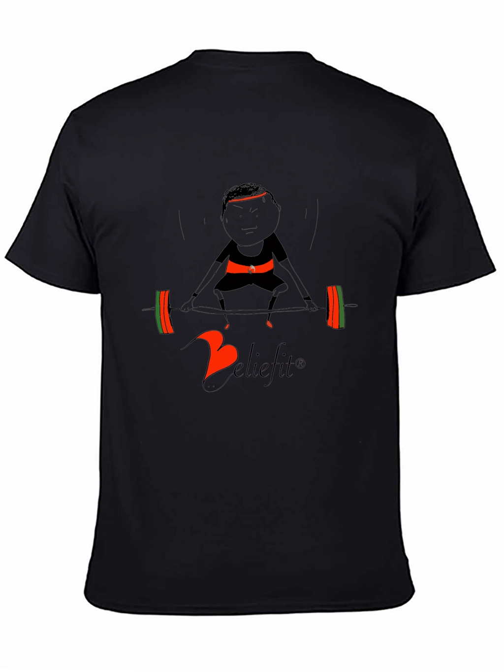 Beliefit Weightlifting Black T-Shirt