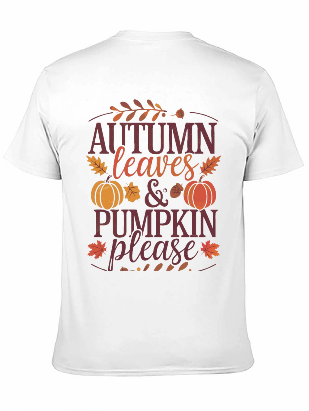 Autumn Leaves & Pumpkin Please Graphic Tee