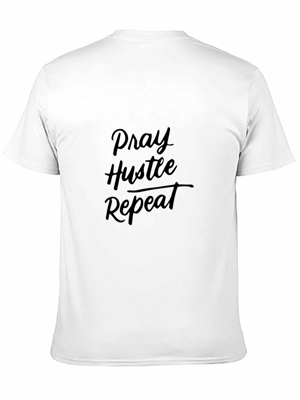 Pray Hustle Repeat Black T-Shirt