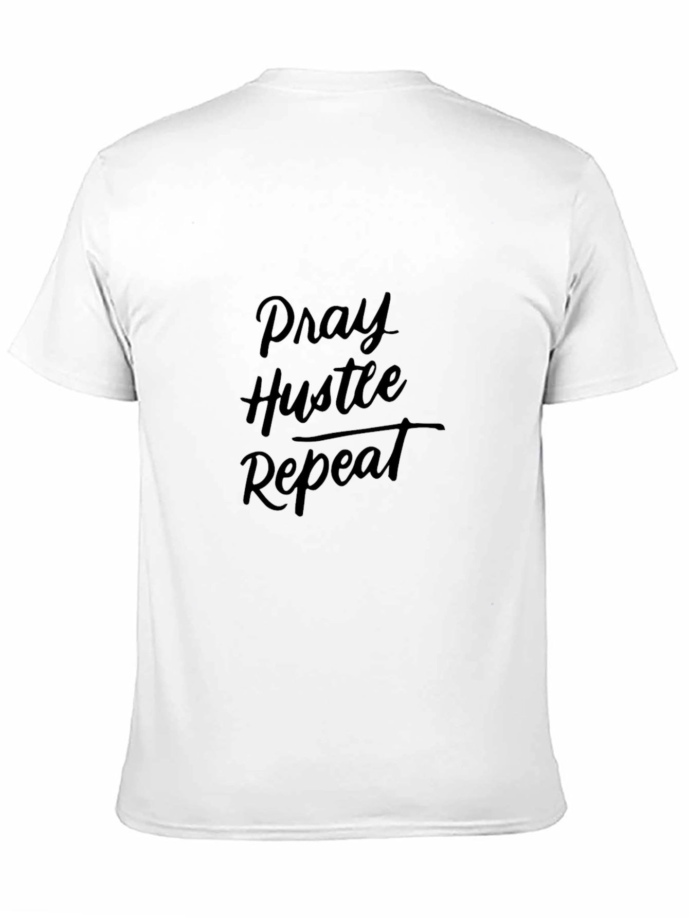 Pray Hustle Repeat Black T-Shirt