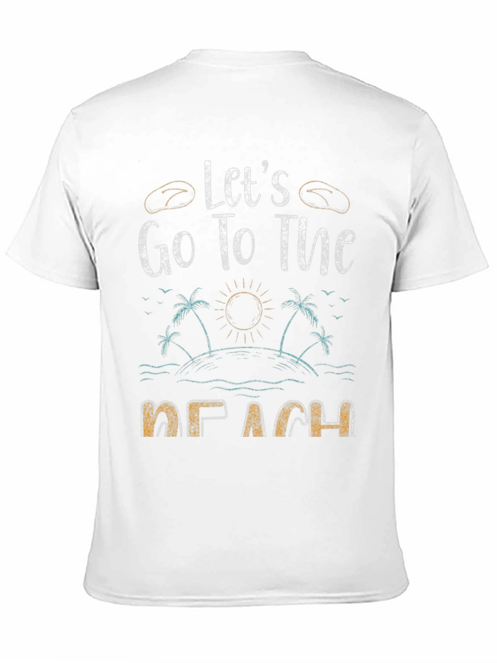 Lets Go To The Beach Graphic T-Shirt