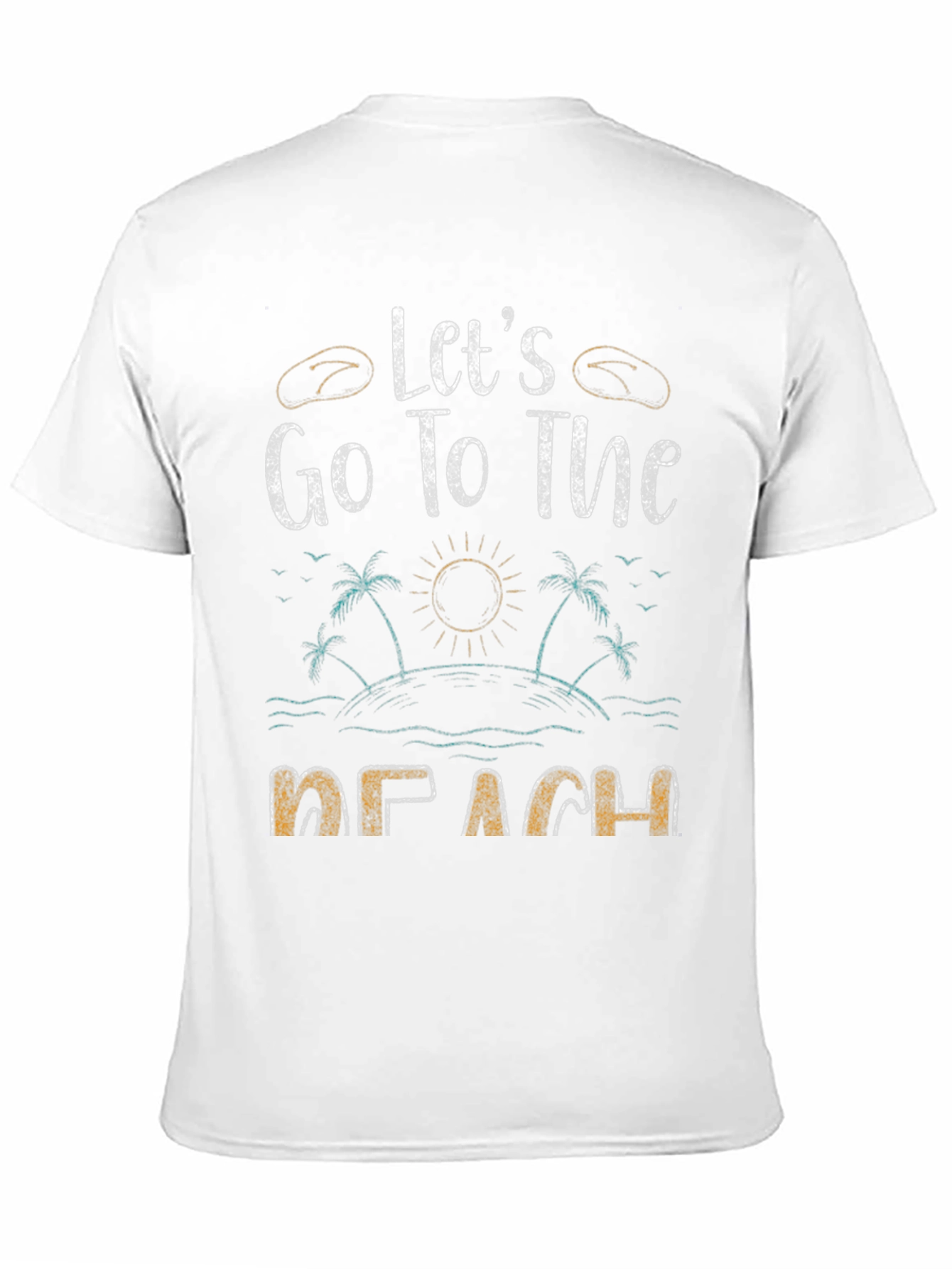 Lets Go To The Beach Graphic T-Shirt
