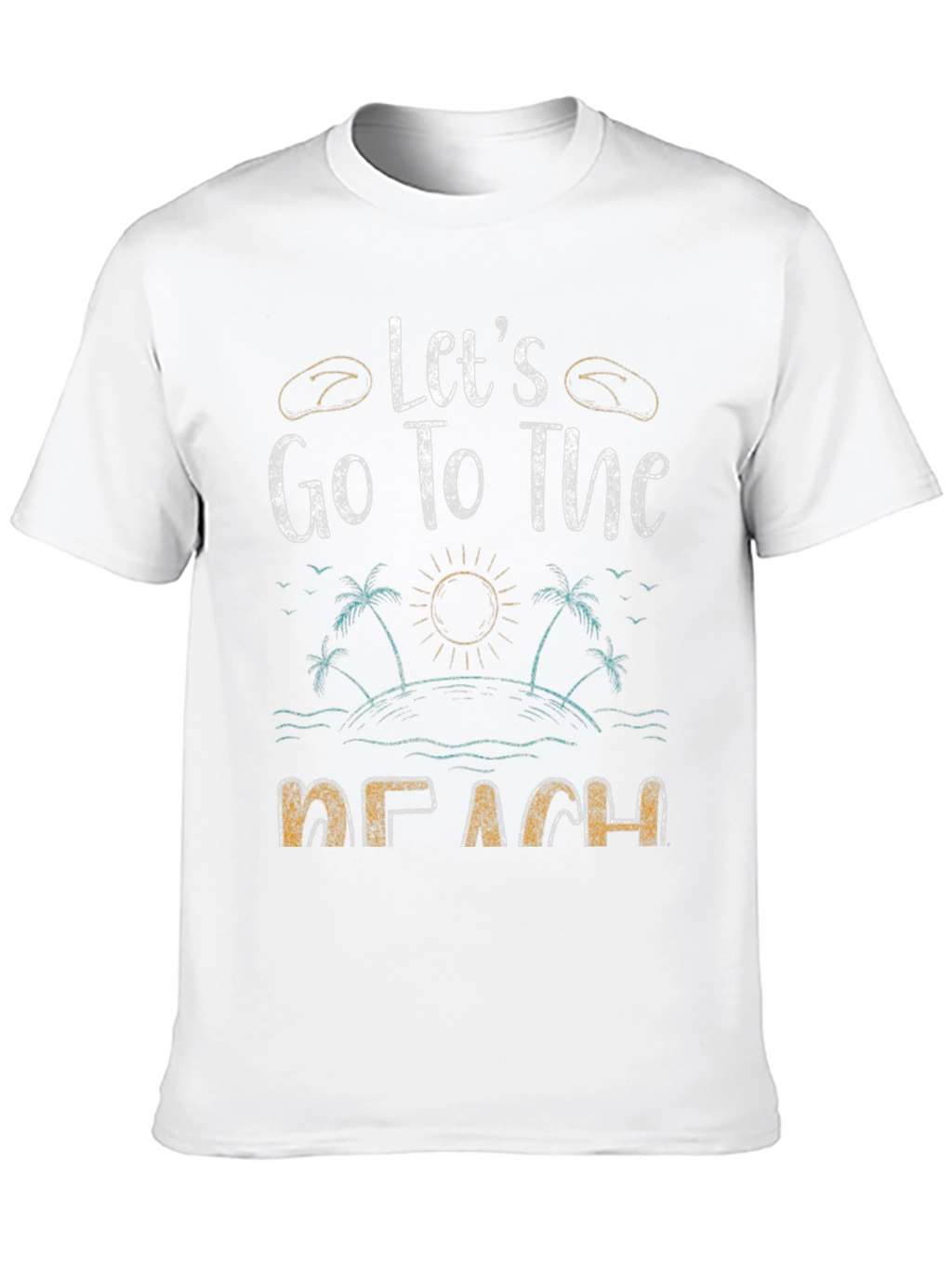 Lets Go To The Beach Graphic T-Shirt